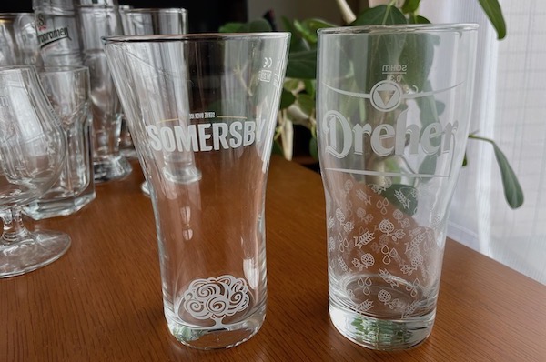 これまで集めてきたオリジナルビールグラスのまとめ！「SOMERSBY（サマースビー）」「Dreher（ドレハー）」