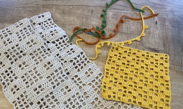 日本手芸普及協会「かぎ針編み通信講座」の入門科に挑戦中