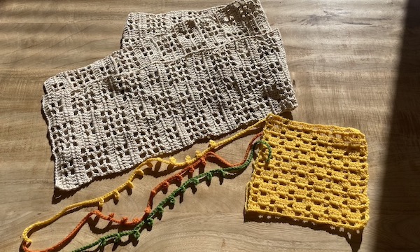 日本手芸普及協会「かぎ針編み通信講座」の入門科に挑戦中